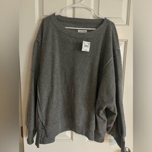 Brand new with tags Oversized gray sweatshirt from American Eagle